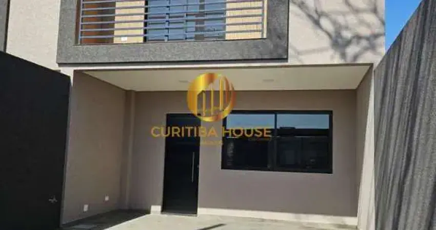 Sobrado novo no pinheirinho 3 quartos, suíte e terraço privativo  109m²