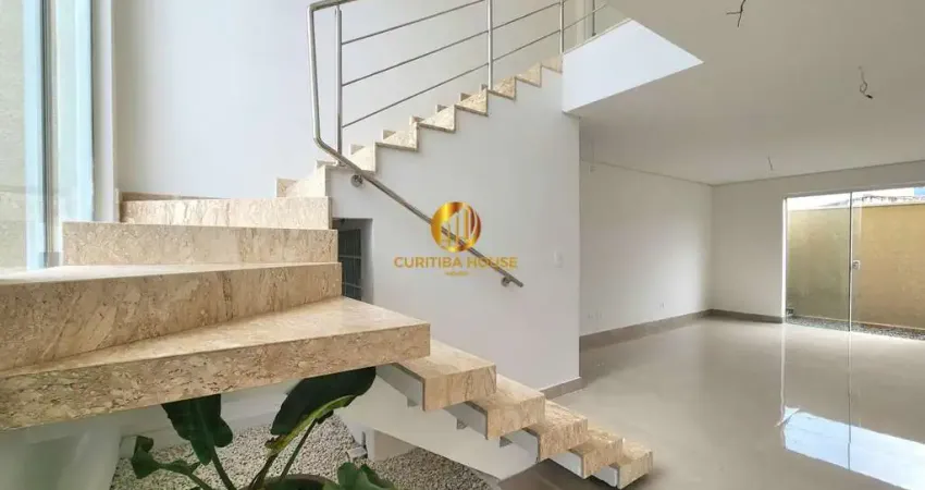 Sobrado alto padrão 3 quartos com suíte 149m² de área construída em cidade jardim são  josé dos pinhais