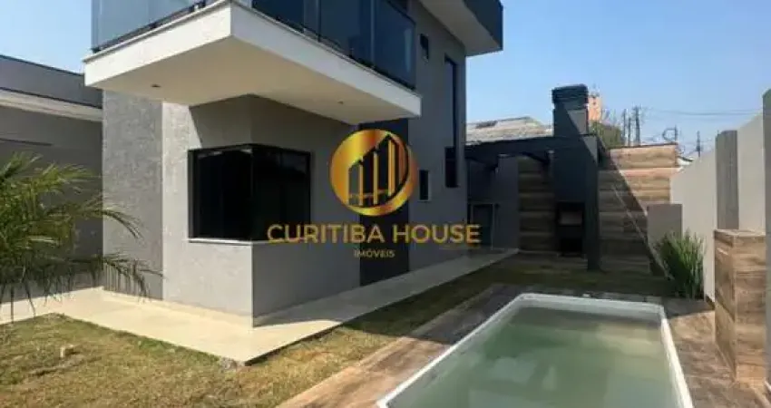 Sobrado moderno com piscina no bairro nações fazenda rio grande