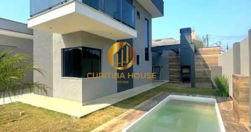 Sobrado moderno com piscina no Bairro Nações Fazenda Rio Grande