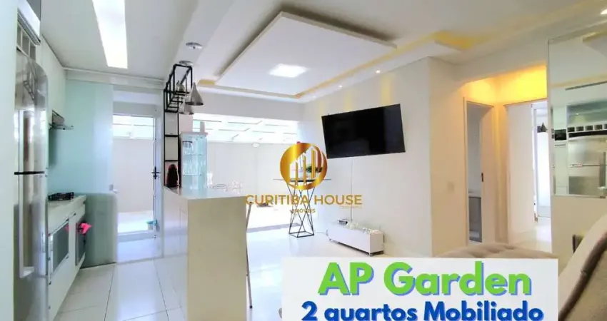 Lindo apartamento garden modiliado com 2 quartos no residencial campo alegre