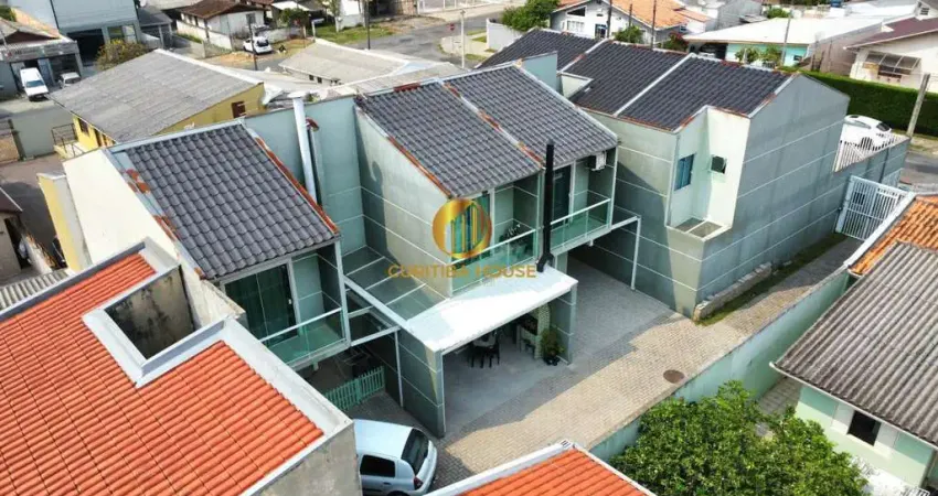 Sobrado 2 quartos em condomínio, com churrasqueira, alto boqueirão