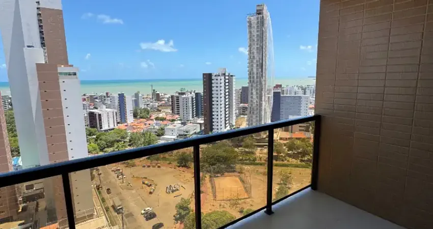 Lindo imóvel ao lado do parque parahyba 01, com 02 quartos e vista definitiva do mar