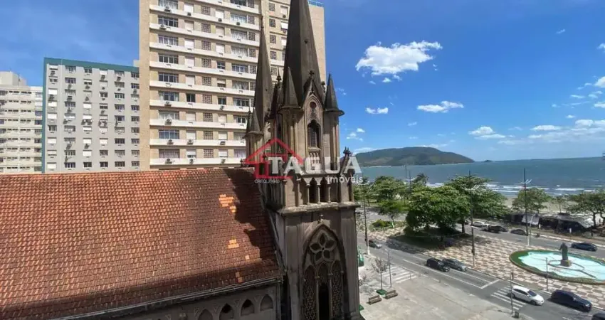 Sala living com 1 quarto, boqueirão, santos - r$ 320 mil, cod: 820