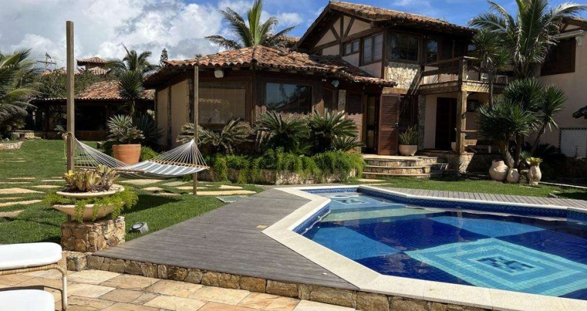 Casa para Venda em Armação dos Búzios, Praia Rasa, 6 dormitórios, 6 suítes, 8 banheiros, 4 vagas
