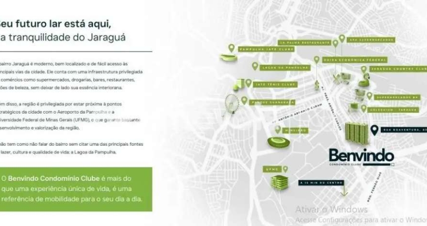 Apartamento com 3 quartos à venda na Rua Boaventura, Indaiá, Belo Horizonte