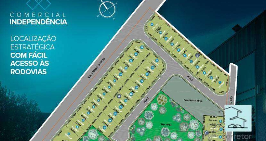 Terreno comercial à venda no Santa Claudina, Vinhedo 