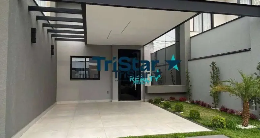 CA0465 - CASA TERREA COM ACABAMENTO FINO EM CONDOMINIO CLUBE - AT.175m² - AC.125m² - JARDIM DOS IMPÉRIOS VILA YTU INDAIATUBA/SP -