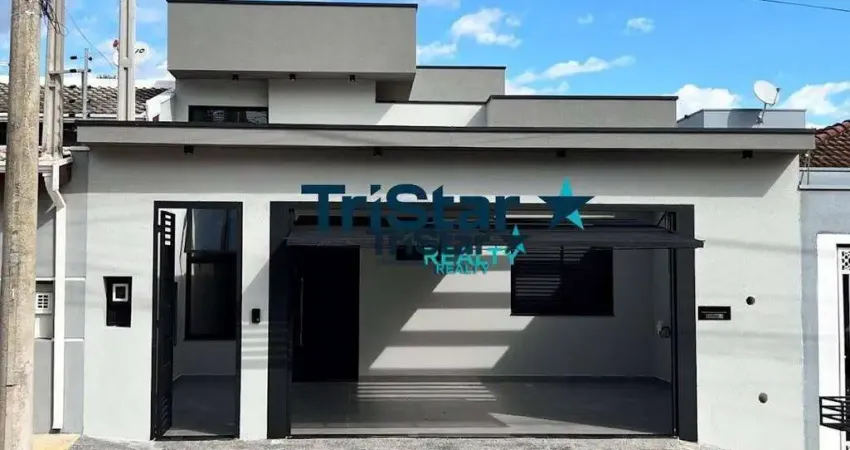 Ca0352 - oportunidade de casa nova com área gourmet acabamento único e localizaçao privilegiada - at.150m² - ac.109m² - jardim primavera indaiatuba sp