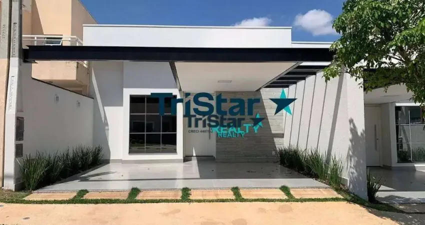 TRISTAR REALTY - CA0282 - CASA TERREA CONDOMINIO CLUBE - AT 150m² - AC 115m² - CONDOMINIO MONTREAL RESIDENCE - INDAIATUBA - SP