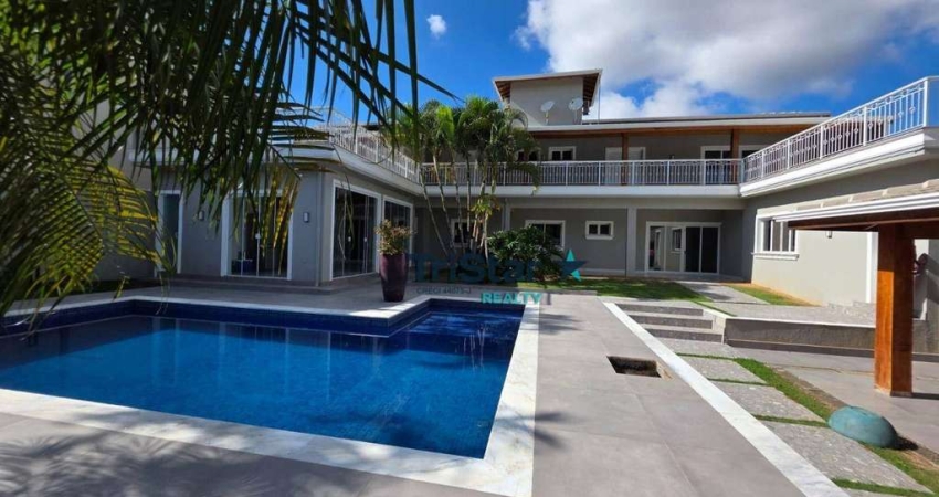 CA0510 - CASA COM 05 SUITES E PISCINA EM BAIRRO TRADICIONAL E COM LOCALIZAÇAO UNICA - AT. 550m² - AC. 430m² - JARDIM VILA SUIÇA INDAIATUBA SP