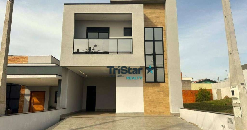 TRISTAR REALTY - CA0436 - SOBRADO COM PISCINA EM CONDOMINIO FECHADO - AT. 202m² - AC. 199m²  - JARDIM TOSCANA - INDAIATUBA - SP