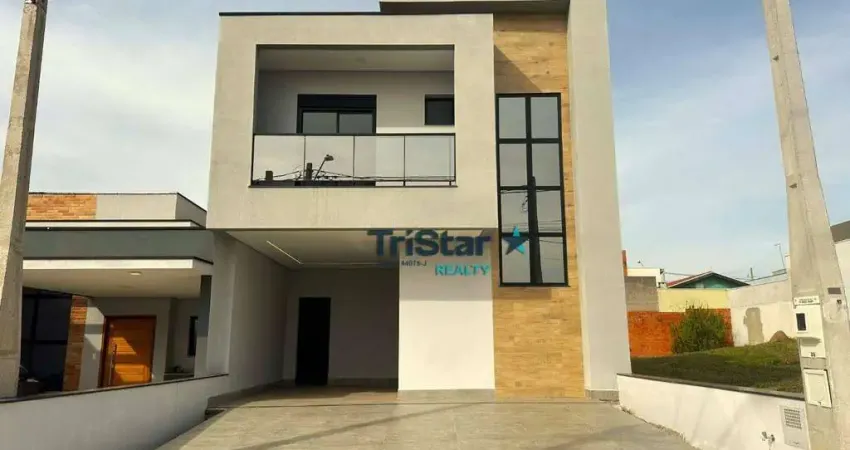 TRISTAR REALTY - CA0436 - SOBRADO COM PISCINA EM CONDOMINIO FECHADO - AT. 202m² - AC. 199m²  - JARDIM TOSCANA - INDAIATUBA - SP