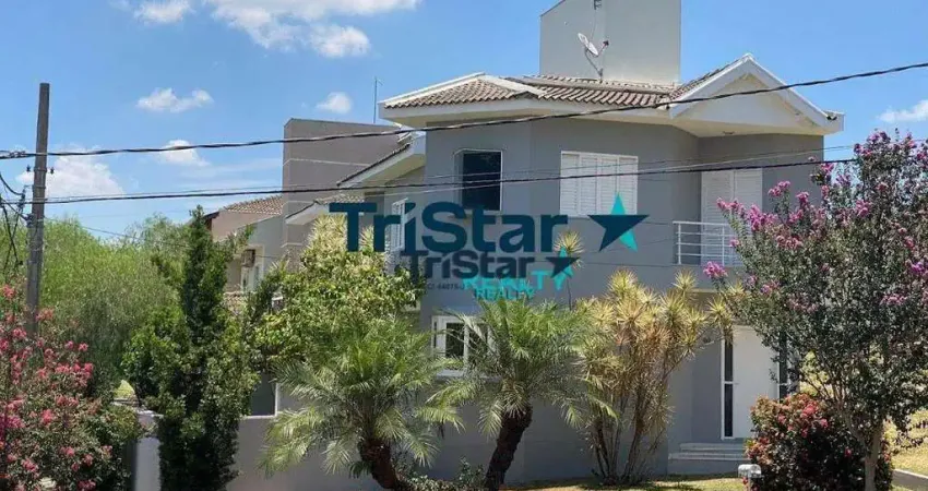 Ca0210 - sobrado amplo de esquina com 06 dormitórios em condominio - at 342m² ac 290m² - portal de itaici indaiatuba sp .