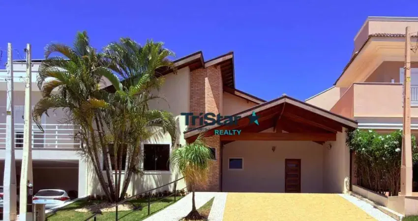 #aluguel #venda ca0579 - casa térrea  toda planejada e climatizada com piscina em condomínio clube- at. 360m²  ac. 214,14m².