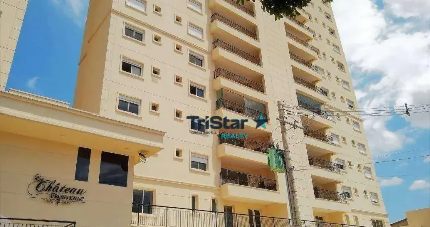 #locação AP0030 - LE CHATEAU DE FRONTENAC, BAIRRO CIDADE NOVA, EM INDAIATUBA-SP AÙ 116m² TODO PLANEJADO COM 03 SUITES , COND CLUBE.
