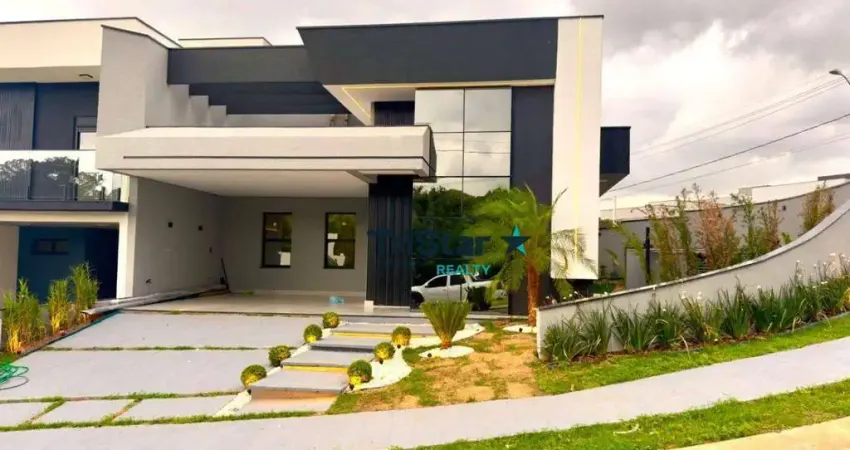 CA0651 - CASA TERREA DE ESQUINA NOVA PISCINA EM CONDOMINIO FECHADO - AT. 318m² -AC. 167m² - PARK GRAN RESERVE - INDAIATUBA - SP