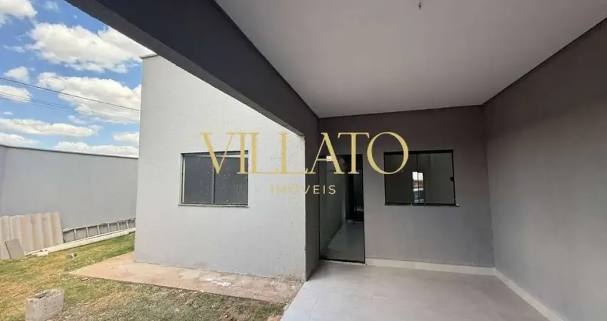 Casa 2q c/ suíte - setor jardim scala - trindade - 9 mil de entrada