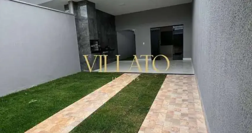 Linda casa 3 quarto sendo 1 suite- res. recreio panorama acabamento premium