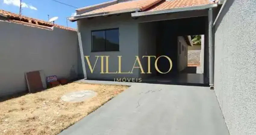 Linda casa 2q - residencial são pedro - goianira - 10 mil de entrada