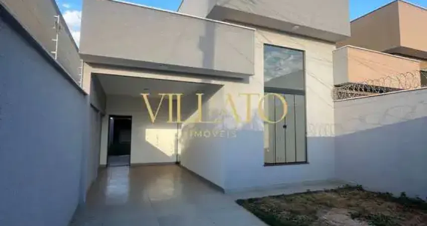 Casa 3q c/ suíte - setor barcelos - trindade - 57 mil de entrada