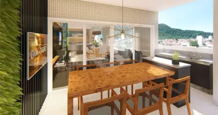 Apartamento com 2 quartos à venda na Rua Tiradentes, 507, Canto do Forte, Praia Grande