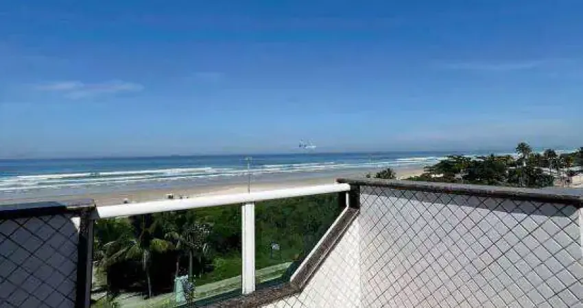 Praia boracéia - cobertura duplex frente ao mar - 3 dormitórios