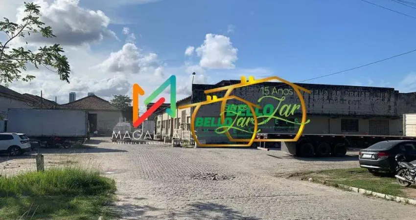 Galpão para alugar, 1200 m² por r$ 10.000,00/mês - são josé - recife/pe