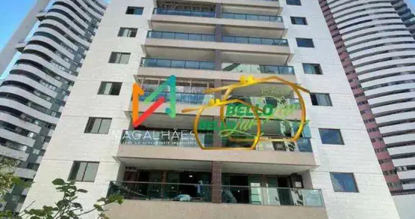 Apartamento com 4 dormitórios à venda, 134 m² por r$ 1.300.000,00 - poço - recife/pe