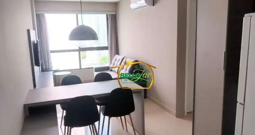 Apartamento com 1 dormitório para alugar, 34 m² por r$ 3.650/mês - parnamirim - recife/pe