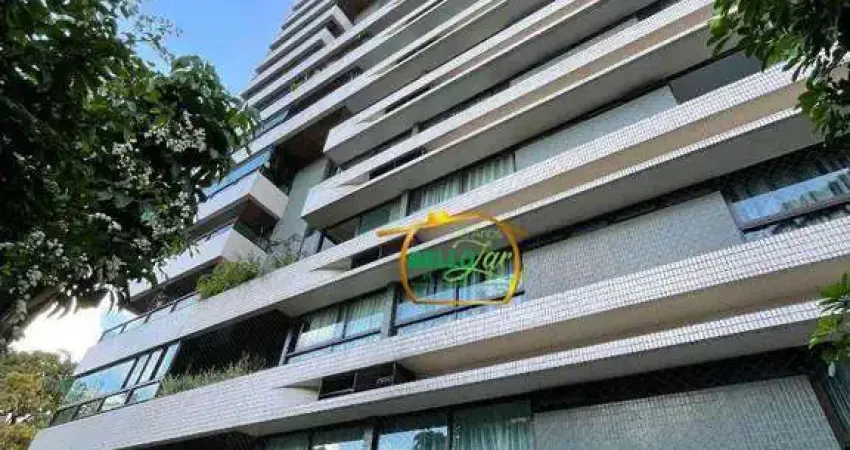 Apartamento com 4 dormitórios à venda, 220 m² por r$ 1.800.000,00 - jaqueira - recife/pe