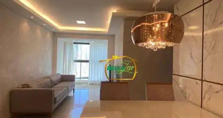 Apartamento mobiliado,  com 3 quartos(1suíte) alugar, por r$ 5.900/mês - jaqueira - recife/pe