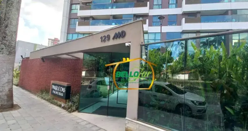 Apartamento com 2 dormitórios para alugar, 56 m² por r$ 3.200,00/mês - caxangá - recife/pe