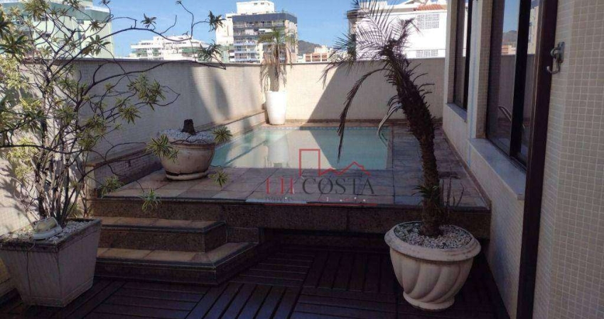 Cobertura com 4 dormitórios à venda, 260 m² por R$ 1.900.000,00 - Icaraí - Niterói/RJ