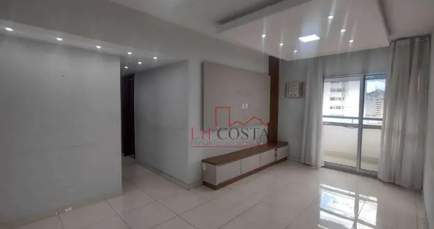 Apartamento com varanda, 2 dormitórios sendo 1 suíte. 1 vaga na escritura à venda, 75 m² por r$ 715.000 - icaraí - niterói/rj