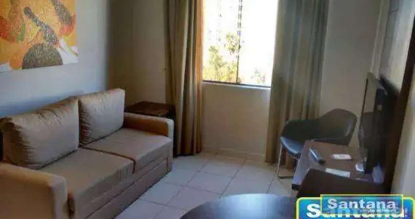 Apartamento com 1 dormitório à venda, 32 m² por r$ 110.000,00 - do turista - caldas novas/go