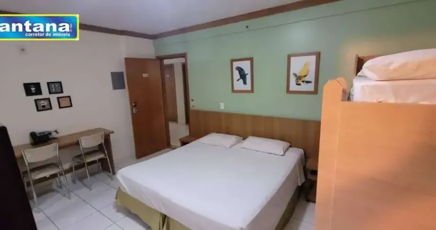 Apartamento com 1 dormitório à venda, 35 m² por r$ 75.000 - golden grande hotel - caldas novas/go