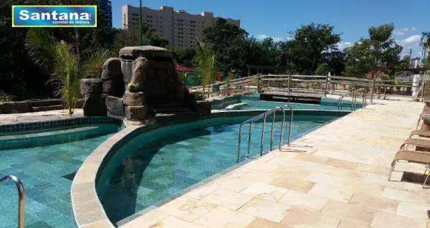 Apartamento com 2 dormitórios à venda, 69 m² por r$ 170.000 - residencial thermas do bosque - caldas novas/go