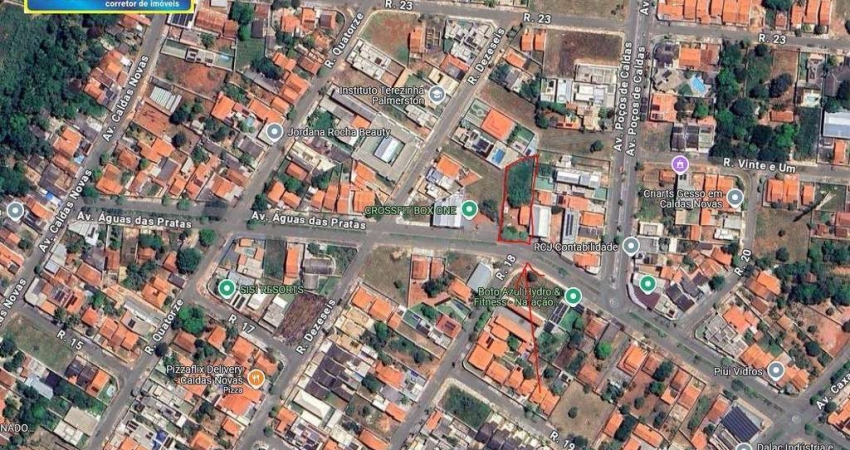 Terreno à venda, 1090 m² por r$ 300.000,00 - caldas do oeste - caldas novas/go