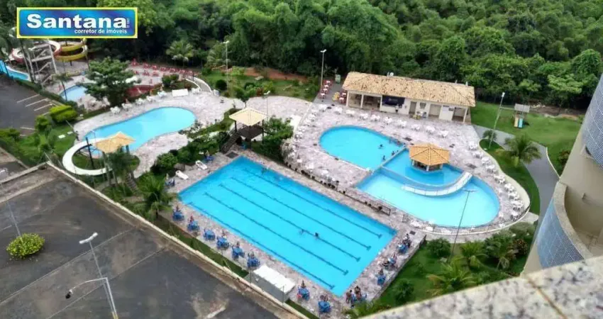 Apartamento com 1 dormitório à venda, 34 m² por r$ 70.000,00 - jardim belvedere - caldas novas/go