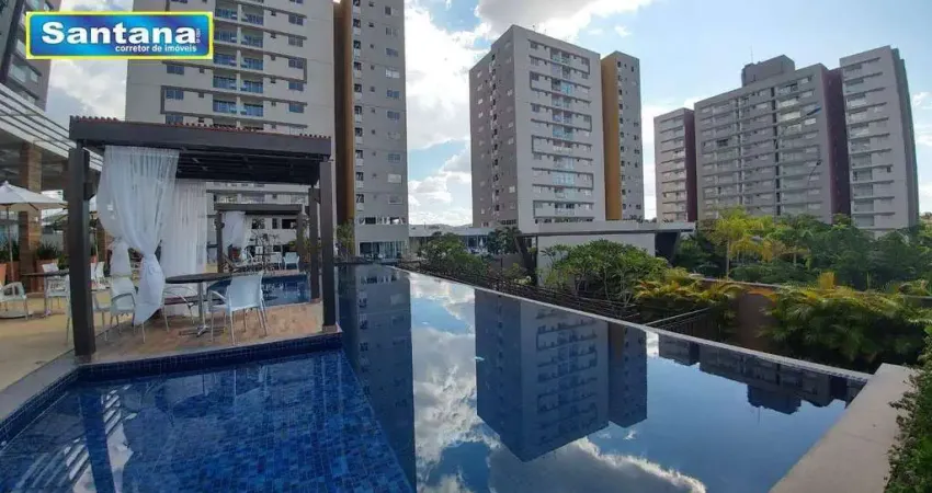 Apartamento com 2 dormitórios à venda, 72 m² por r$ 650.000 - residencial evian - caldas novas/go