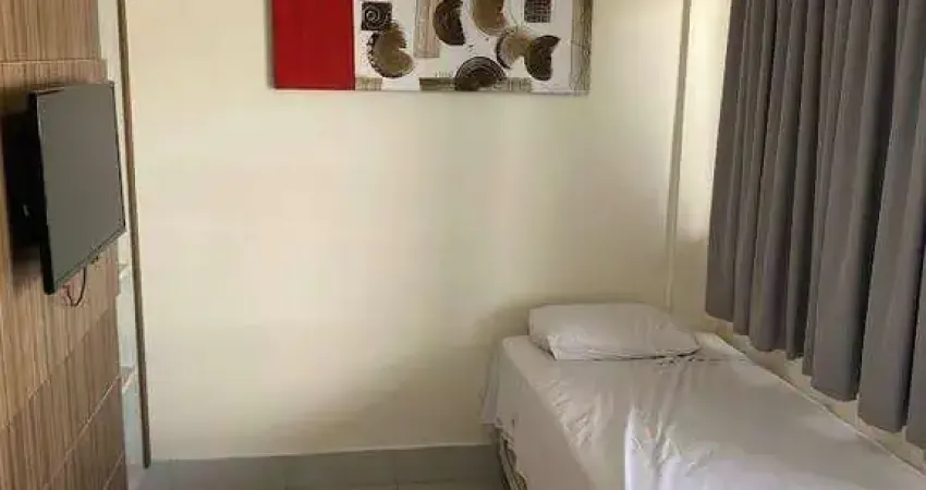 Apartamento com 1 dormitório à venda, 28 m² por r$ 145.000,00 - chácara roma - caldas novas/go