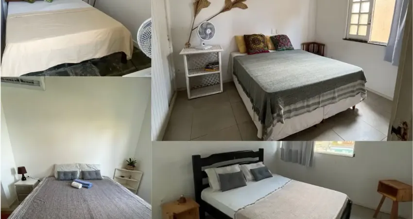 Villas do atlântico - casa pé na areia 4 quartos, mobiliada, piscina. Acesso mar!