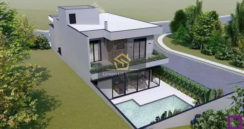 Casa com 3 dormitórios à venda, 280 m² por R$ 1.895.000,00 - Condomínio Residencial Flor da Serra