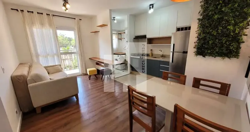 Apartamento com 2 dormitórios (1 suíte) semi-mobiliado para venda, 57 m² - condomínio fatto - jardi