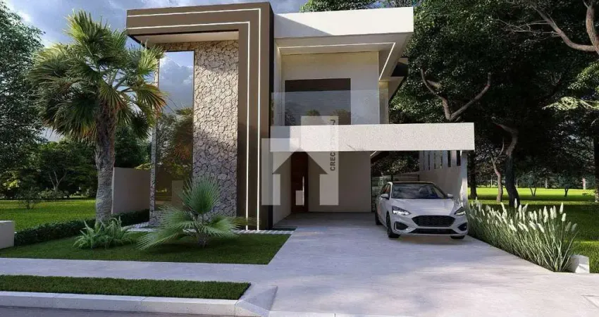Casa à venda em construção, 185m² construídos, 3 suites, garagem 4 autos, piscina, Condominio Gran