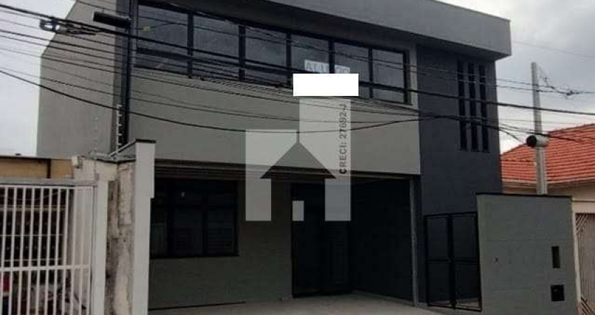 Prédio Comercial, 2 andares (120m cada), NOVO, porta de aço automática, 5 banheiros, para locação,
