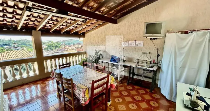 Casa / sobrado à venda ou permuta com 03 dormitórios, área gourmet, 174m² - parque guarani, várzea