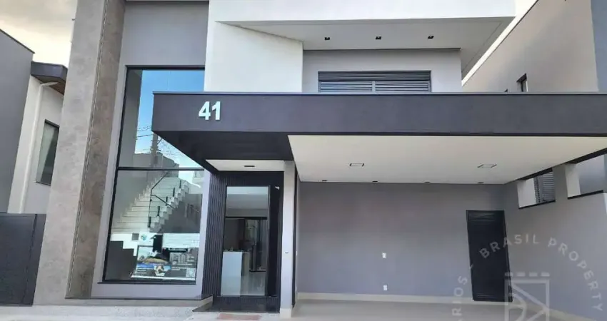 Sobrado Novo com 3 suítes em Condomínio Fechado Bairro Floresta - SJC