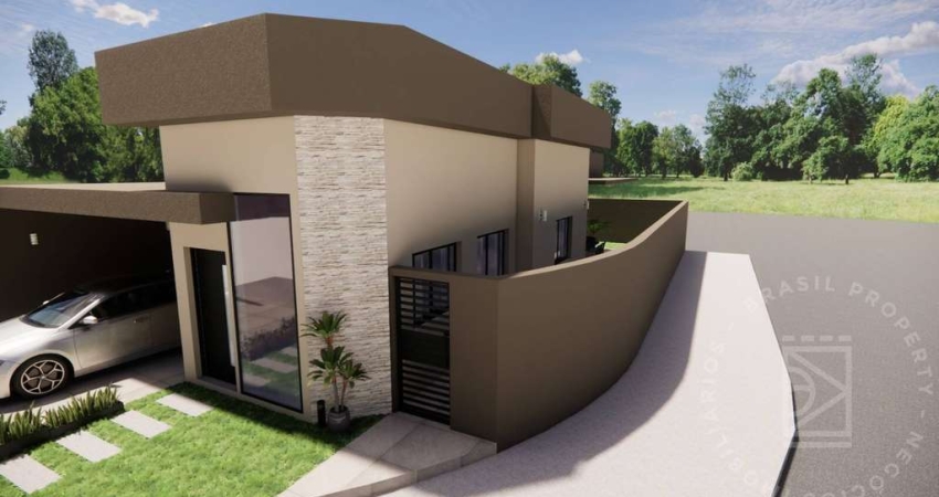 Casa à venda em condomínio em Caçapava com 3 quartos, 1 suíte −135 m²